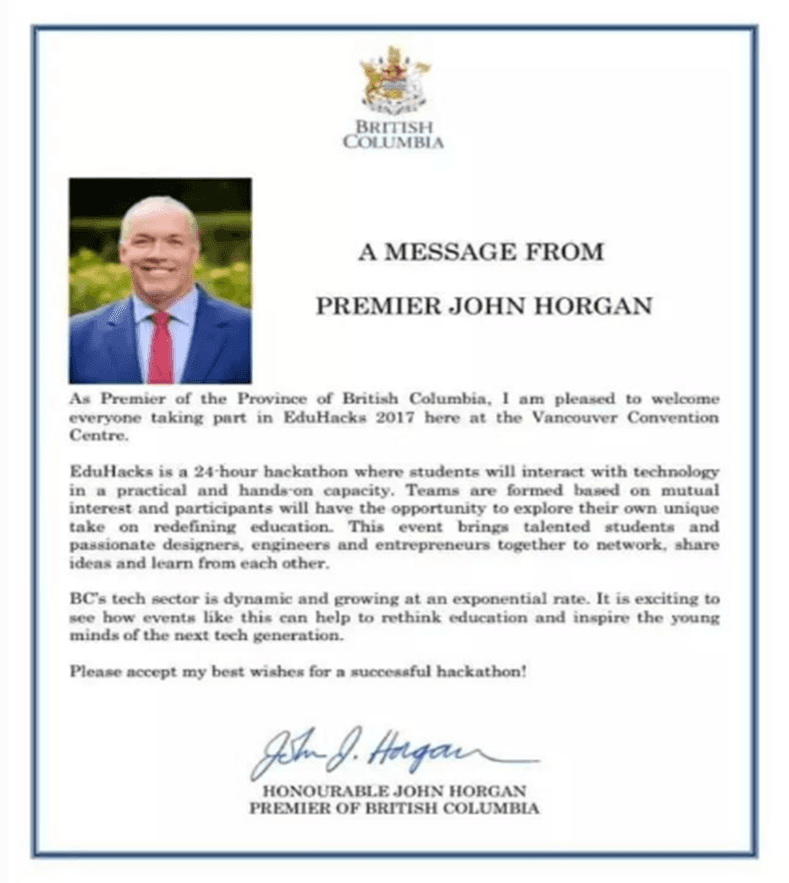 Premier John Horgan